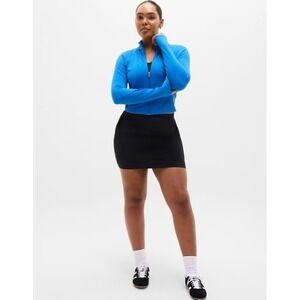 Athleta Women's Plus Size Brooklyn High Rise 17" Skort Black 18 Activewear EUC